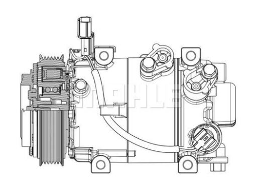 Compressor PW-AG-OR Origineel Compr. Orig. Hyundai i20 / Kia Xceed