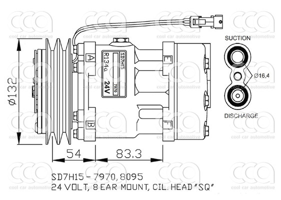 Compressor PW-AG-OR kopie Compr. Kopie Renault Magnum / Premium