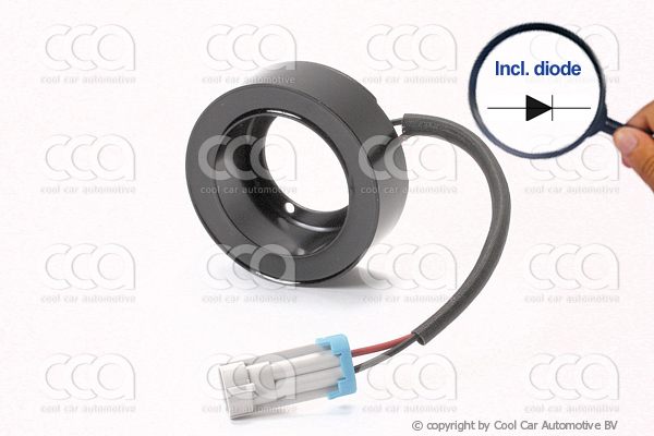 Magneetspoel Spoel Sanden (SD6V12) 2 draden + stekker