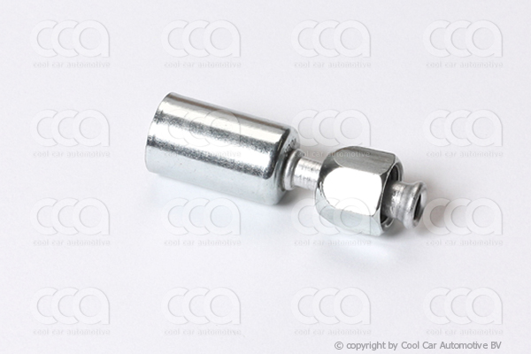 Fittingen / Compr. fittingen - adapters Fitting Female Flare 0 gr 10 - 10 alu.