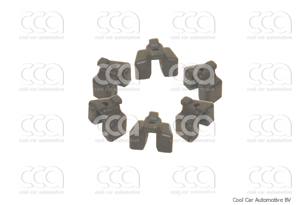 Koppelingsplaat / hub Rubber demper Denso 6SE/7SE (6 stuks)