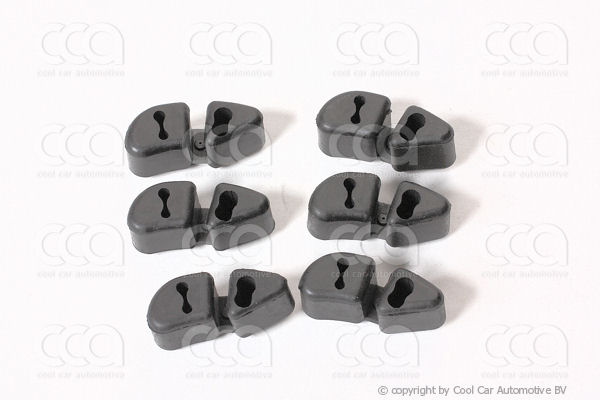 Koppelingsplaat / hub Rubber demper Denso 6SE/7SE (6 stuks)
