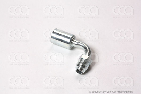 Fittingen / Compr. fittingen - adapters Fitting MOR 90 gr 8 - 8 staal