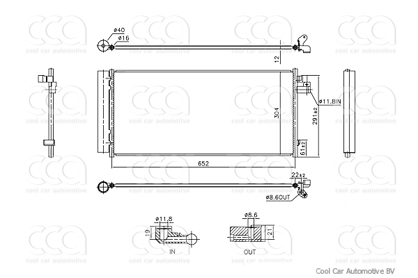 Condensers PW Condenser BMW 3 serie 19>
