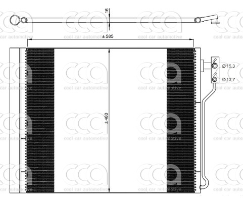 Condensers PW Condenser BMW 528I (F10-F11)  11>