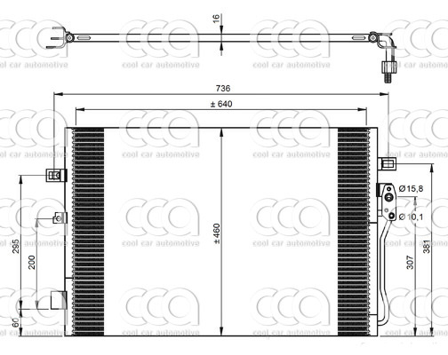 Condensers PW Condenser Dodge Journey (M/T)