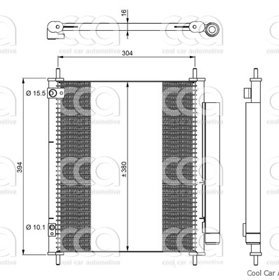 Condensers PW Condenser Citroen C - Zero  10>