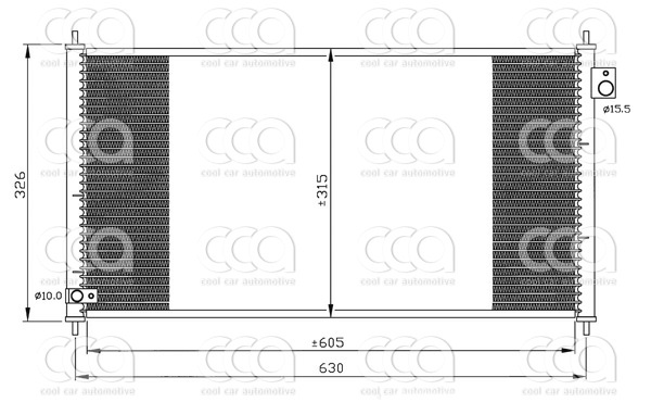 Condensers PW Condenser Honda Prelude V 96-