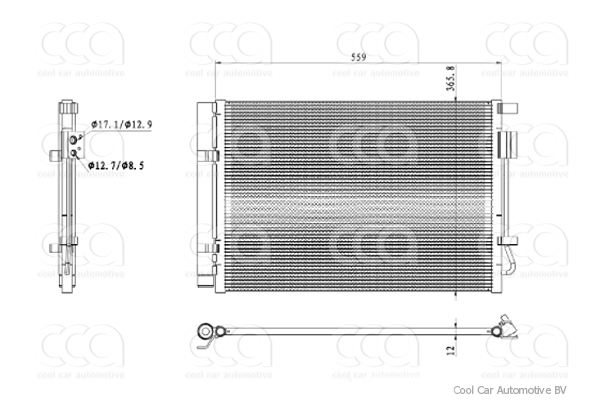 Condensers PW Condenser Hyundai i20 08>