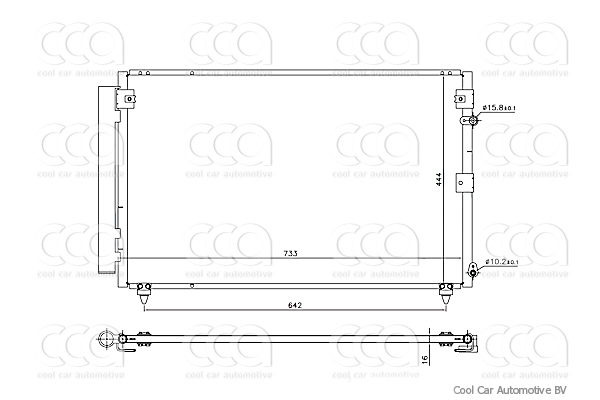 Condensers PW Condenser Lexus LS430 4.3 VVTI