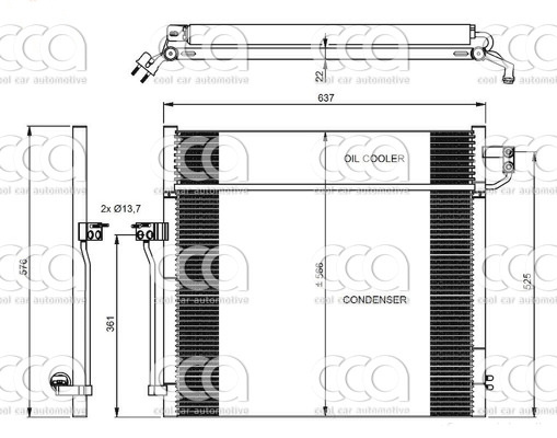 Condensers PW Condenser Mercedes M-Klasse W166