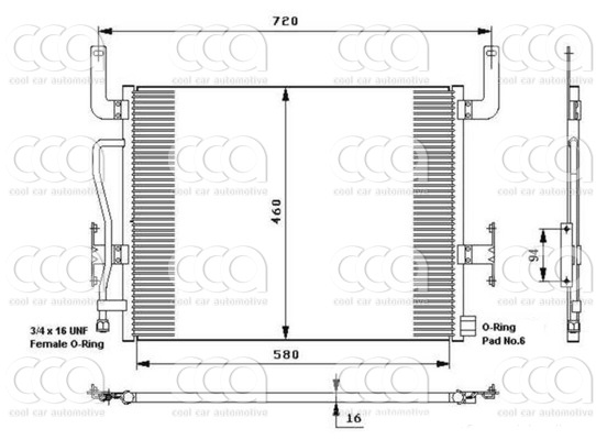 Condensers PW Condenser Renault Truck