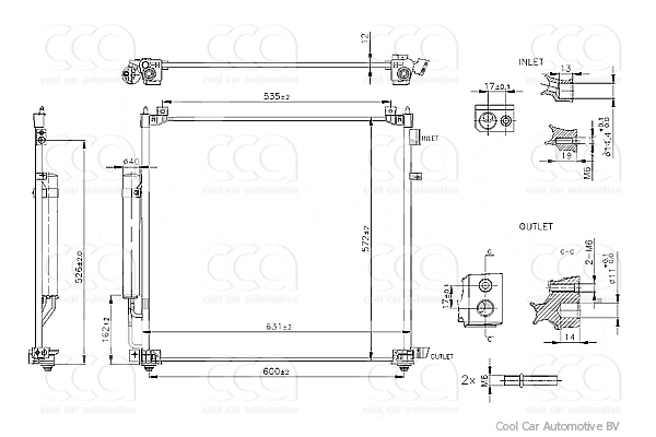 Condensers PW Condenser Land Rover Defender (L663)
