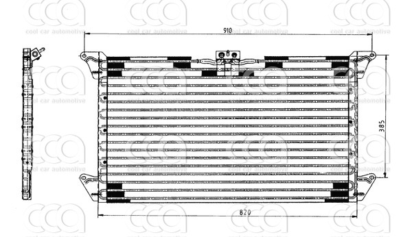 Condensers PW Condenser Scania Series 114C-330