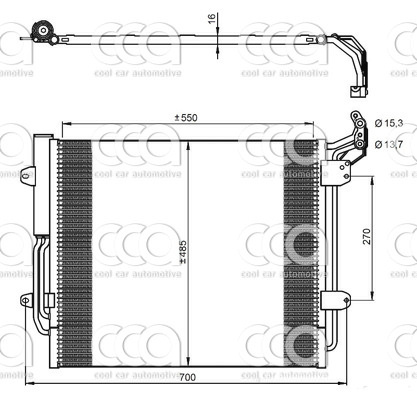 Condensers PW Condenser VW Sharan  2010-