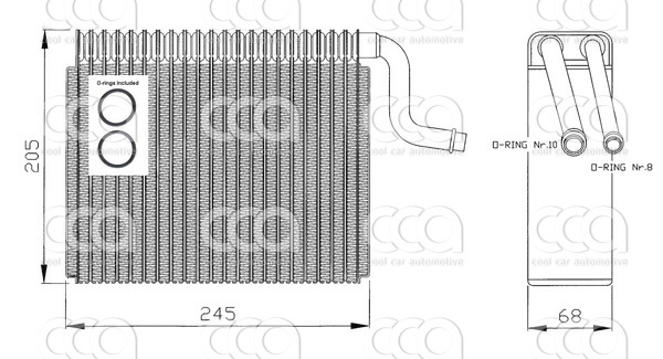 Verdampers Verdamper Opel Corsa B