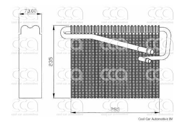 Verdampers Verdamper Opel Astra H/Zafira B
