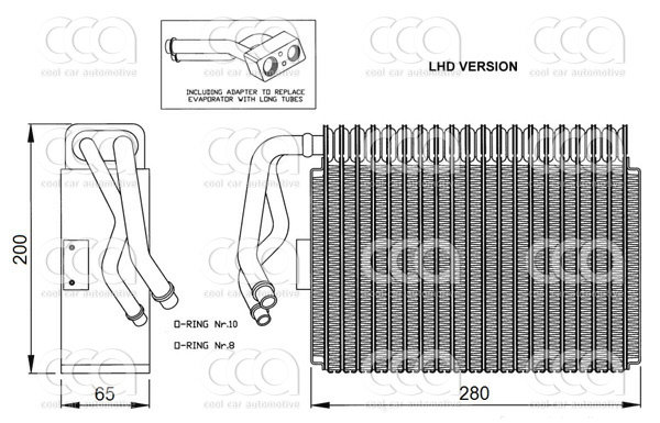 Verdampers Verdamper Saab 900 / 9.3
