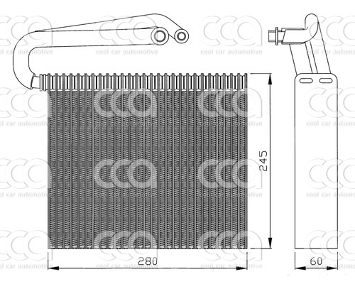 Verdampers Verdamper Saab 9.3/ Vectra C 02-