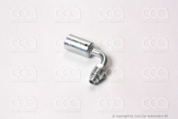 Fittingen / Compr. fittingen - adapters Fitting MOR 90 gr 6 - 6 staal