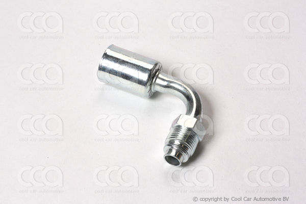 Fittingen / Compr. fittingen - adapters Fitting MOR 90 gr 10 - 10 staal