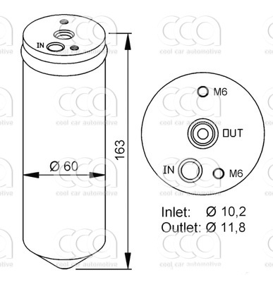 Droger / accumulator Droger Chrysler Voyager III