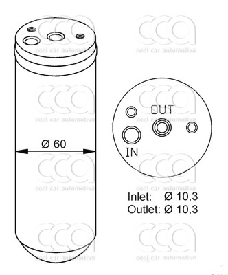 Droger / accumulator Droger Daimler Chrysler 98-02