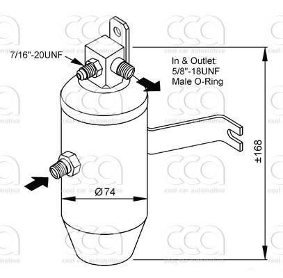 Droger / accumulator Droger PSA Berlingo / Partner Diesel
