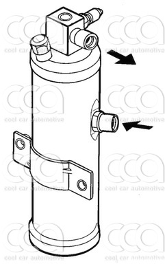 Droger / accumulator Droger Citroen XM/605