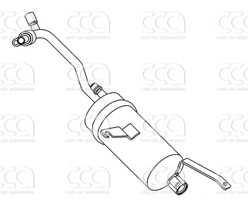 Droger / accumulator Droger Ford KA