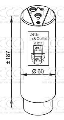 Droger / accumulator Droger Honda Legend/Lexus ES250