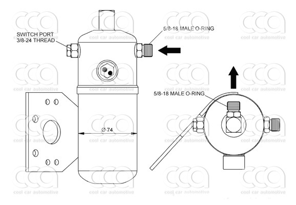 Droger / accumulator Droger Renault Magnum AE