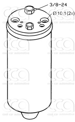 Droger / accumulator Droger Volvo S60 / 70 / 80 98-