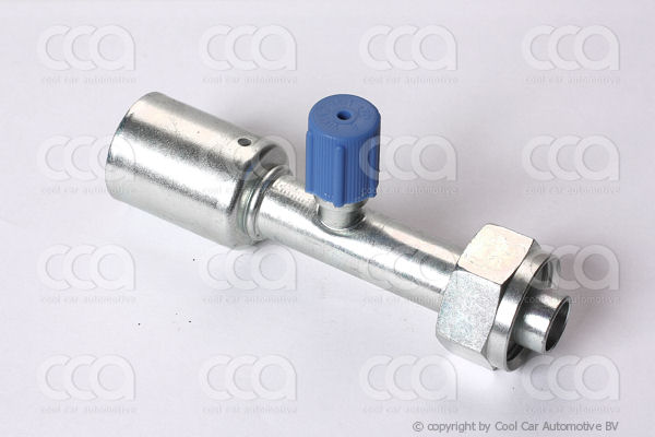 Fittingen / Compr. fittingen - adapters Fitting rotalock  0 gr 10 staal + R134a