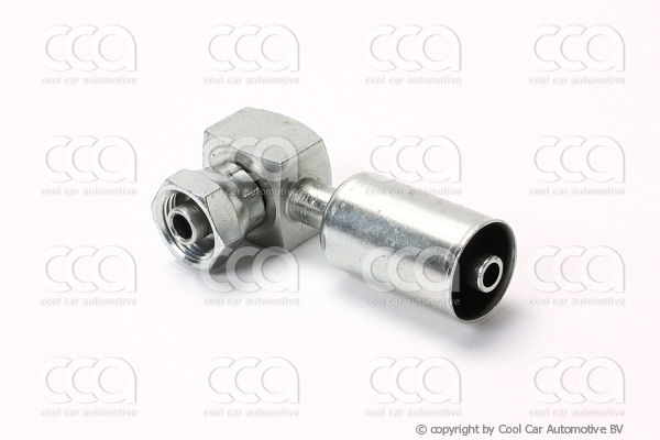 Fittingen / Compr. fittingen - adapters Fitting FOR 90 gr 6 - 6 staal