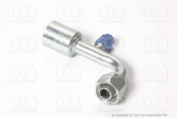 Fittingen / Compr. fittingen - adapters Fitting FOR 90 gr 12 - 12 staal + R134a