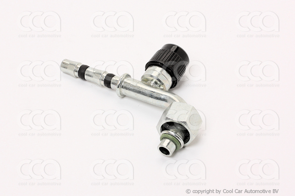 Fittingen / Compr. fittingen - adapters Fitting FOR 90 gr 6-6 st +R134a Fr.click