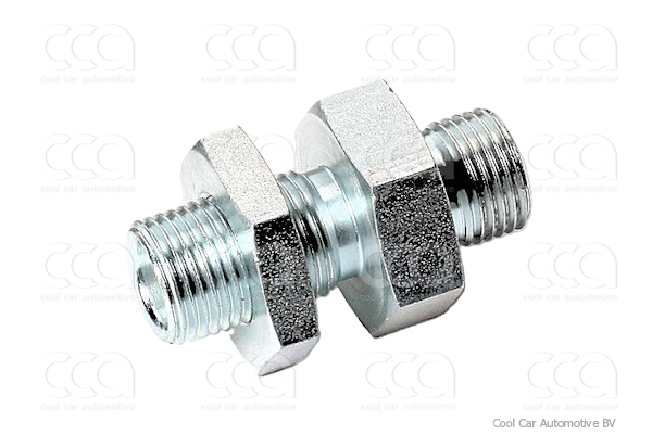 Fittingen / Compr. fittingen - adapters Plaatdoorvoer 2 x Male insert O-ring 8