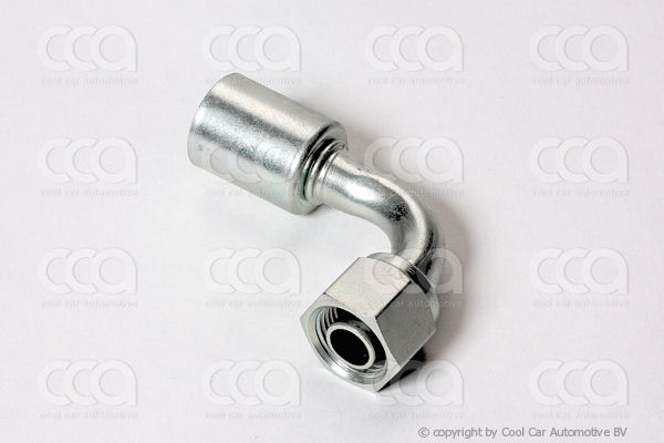 Fittingen / Compr. fittingen - adapters Fitting FOR 90 gr 10 - 10 aluminium