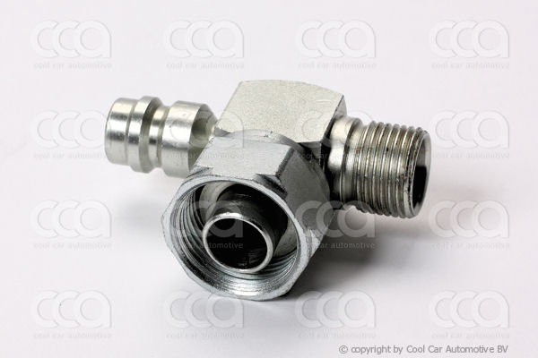 Fittingen / Compr. fittingen - adapters Fitting rotalock 90 gr - MIO 8 + R134a