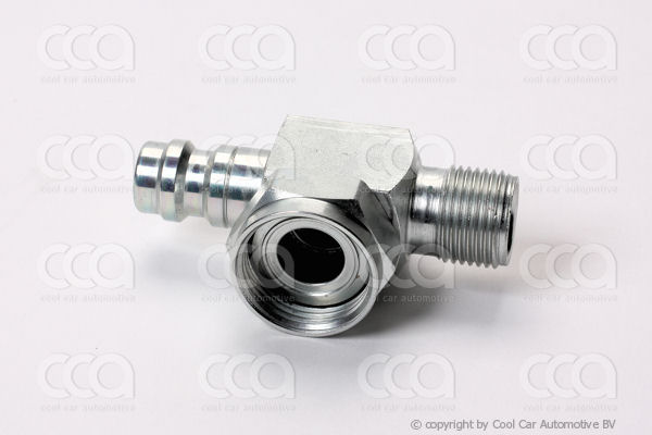 Fittingen / Compr. fittingen - adapters Fitting rotalock 90 gr - MIO 8 + R134a