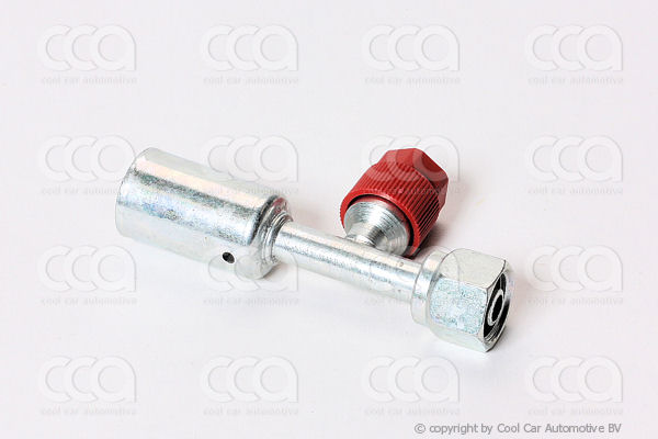 Fittingen / Compr. fittingen - adapters Fitting FOR  0 gr  6 - 6  staal + R134a