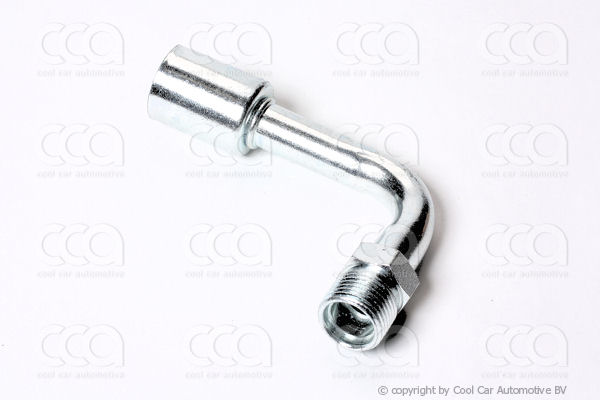 Fittingen / Compr. fittingen - adapters Fitting MIO 90 gr 10 - 10 aluminium