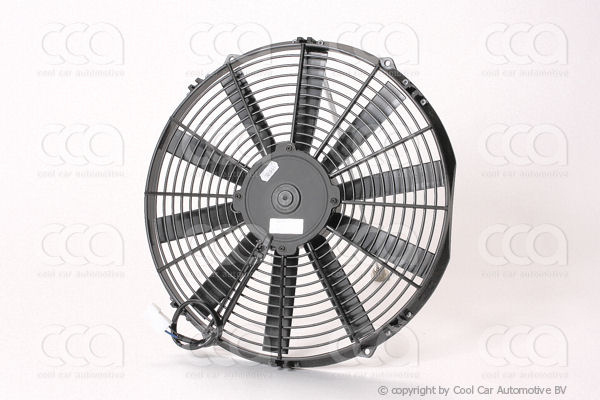 Ventilatoren UNI (condenser) Ventilator Spal 350 mm. 12 volt zuigend