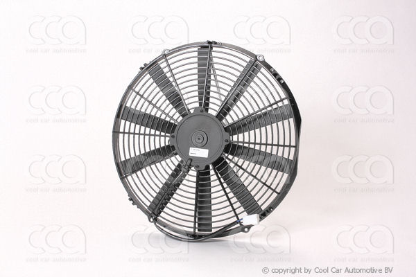 Ventilatoren UNI (condenser) Ventilator Spal 385 mm. 24 volt drukkend