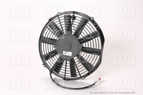 Ventilatoren UNI (condenser) Ventilator Spal 280 mm. 12 volt drukkend