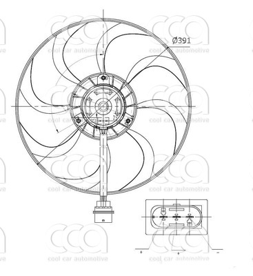 Ventilatoren Nissens Ventilator VAG - stekker 3 polig
