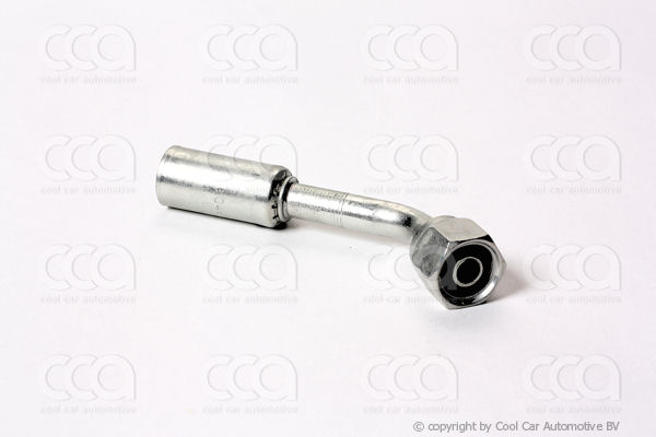 Fittingen / Compr. fittingen - adapters Fitting FOR 45 gr ROD  6 - 6  staal