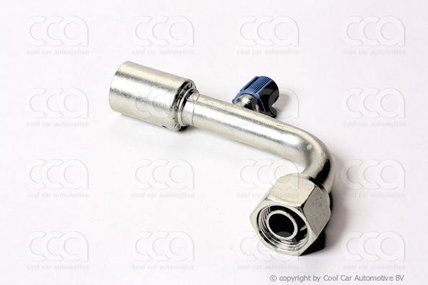 Fittingen / Compr. fittingen - adapters Fitting FOR 90 gr ROD 10 -12 ST +R134a