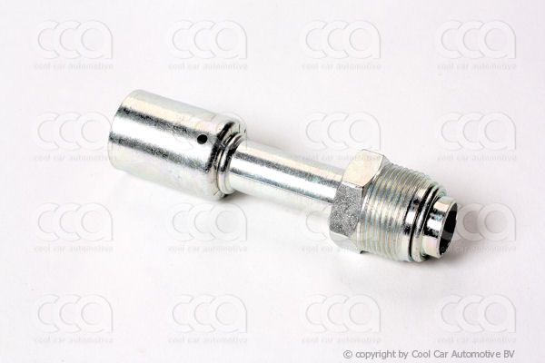 Fittingen / Compr. fittingen - adapters Fitting MOR  0 gr  ROD  12-12  staal